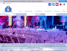 Tablet Screenshot of glamournglitzevents.com